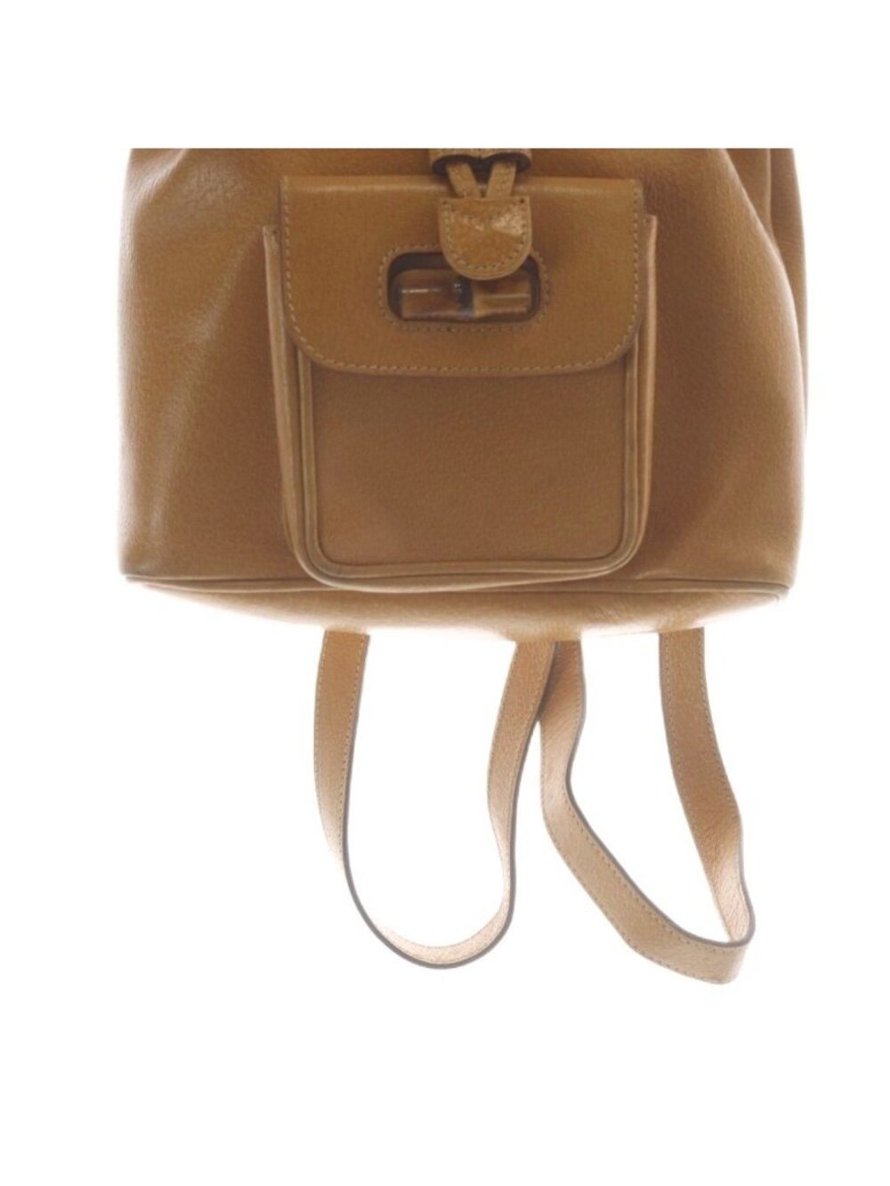 Gucci Bamboo Leather Backpack Brown - Picture 4 of 8